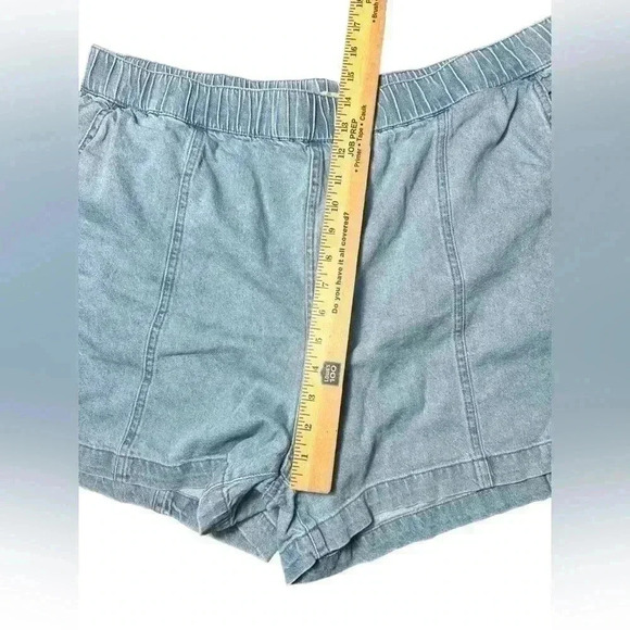 MADEWELL Denim Easy Pull-On Shorts in Rathmore Wash Size XXL - Picture 10 of 11